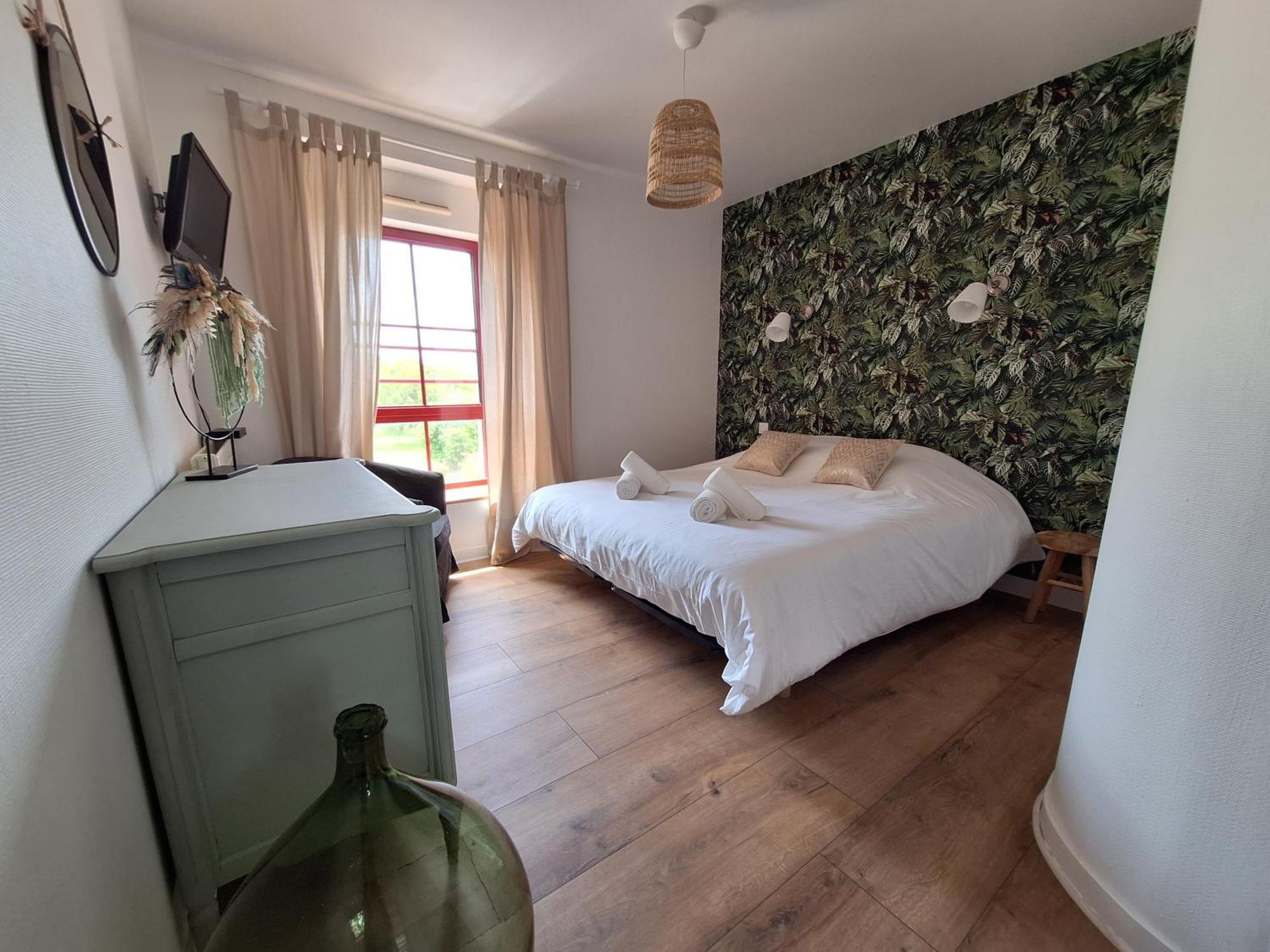 Domaine De Bobehec - Gite De Groupe, Chambres & Salle - 23 Personnes - Morbihan Proche Vannes Et Plages La Vraie-Croix Pokoj fotografie